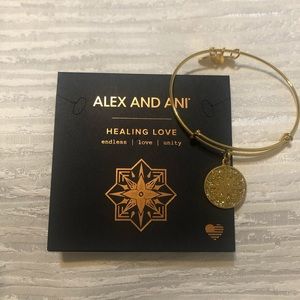 Alex and ani gold bangle